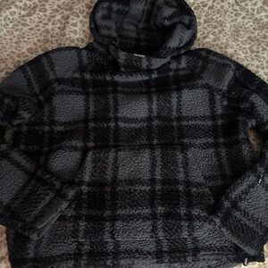 Plaid Fleece Vs Pink Hoodie
